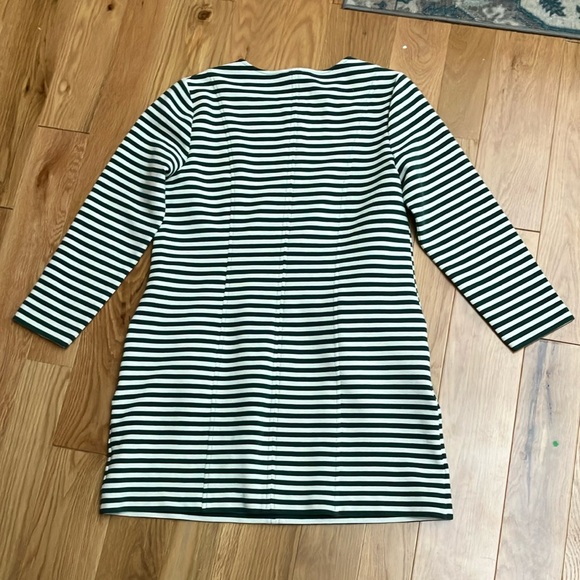 Boden Black and White Striped Long Sleeve Dress - Picture 5 of 7